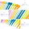 14PCS Plastic Knitting Needles for Beginner and Kids, 10 inch Long Straight Knitting Needles Single Pointed Needles Colorful Knit Needle Set Knitting Kit DIY Craft Yarn Weaving Tool,4mm to 10mm